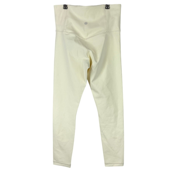 Athleta Ultra High Rise 7/8 Elation Leggings Light Yellow Glow Women's Sz XL NWT - Picture 3 of 11